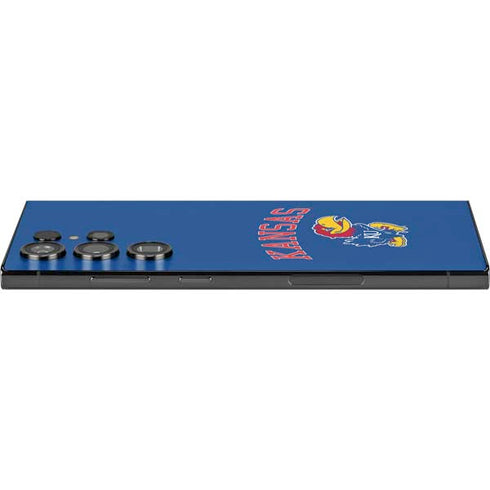 University of Kansas Collegiate Text Galaxy S25 Ultra Skin